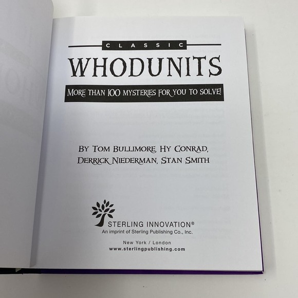 Whodunits More Than 100 Mysteries to Solve Book By Stan Smith - Picture 4 of 6